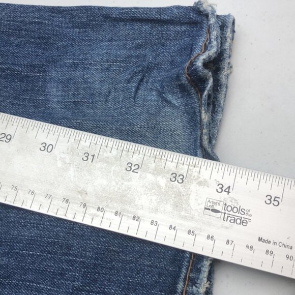 VINTAGE SILVER SUKI SURPLUS MIDRISE BOOTCUT JEANS 27x34 - Picture 10 of 11